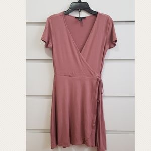 Dusty Blush Short Sleeve Dress